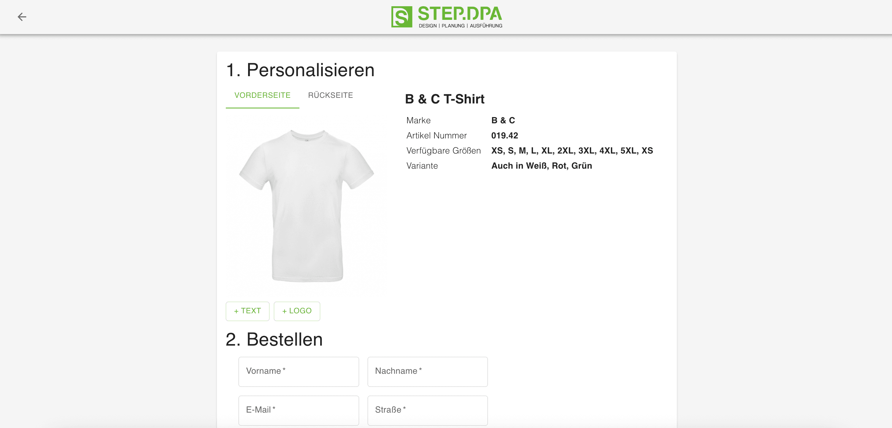 Case Study - Web App für Reklameunternehmen