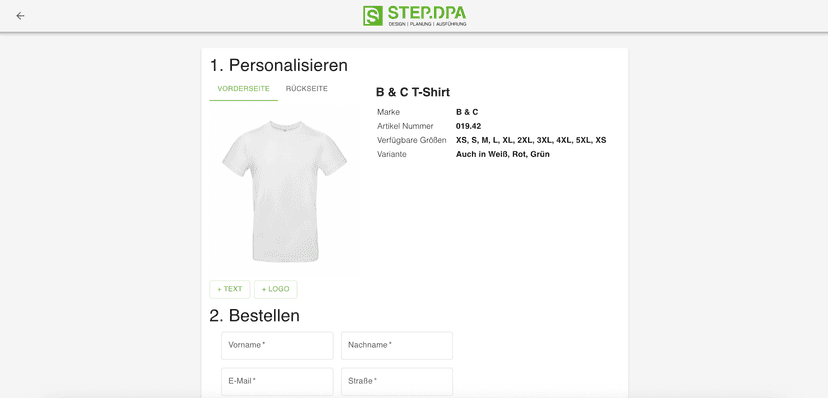 Case Study - Web App für Reklameunternehmen